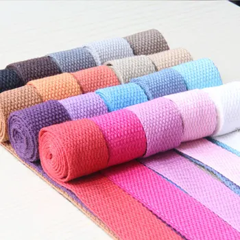 

20 mm 10 yards thick Canvas Ribbon Belt Diy knitted ribbons belt canvas bag webbing bag luggage ribbons