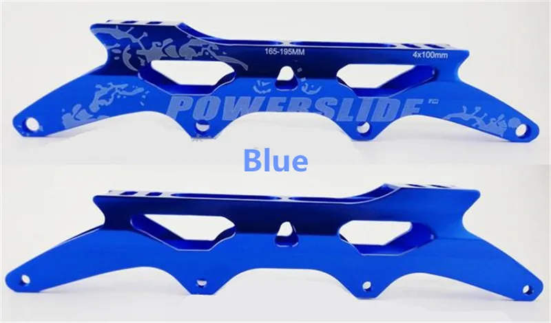 Роликовая рама PowerSlide PS S3 для коньков 4 шт. колеса 90 мм 100 110 базовая из алюминиевого