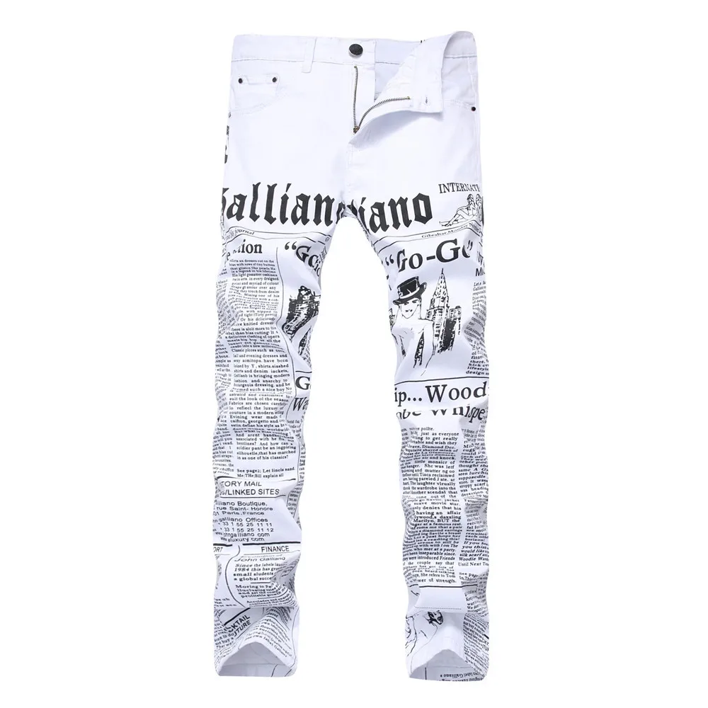 Байкерские мужские обтягивающие джинсы Homme с 3D принтом букв, Стрейчевые облегающие джинсовые штаны, мужские обтягивающие джинсы в стиле хип-хоп из хлопка с эффектом потертости