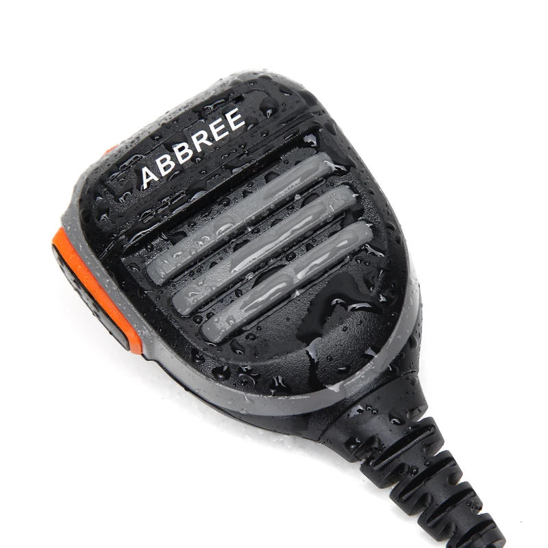 ABBREE AR-780 PTT непромокаемые плеча Динамик микрофон для Kenwood TYT Baofeng двухстороннее радио UV-5R BF-888S UV-82 иди и болтай Walkie Talkie