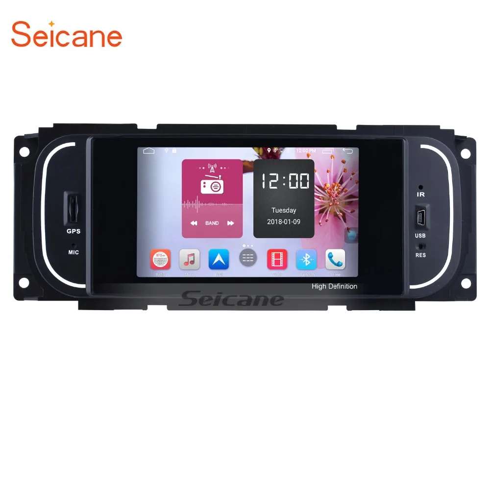 

Seicane Android 8.1 1Din 5" Car Radio For Chrysler 300M Jeep Grand Cherokee Dodge Audio Stereo Head Unit GPS Multimedia Player