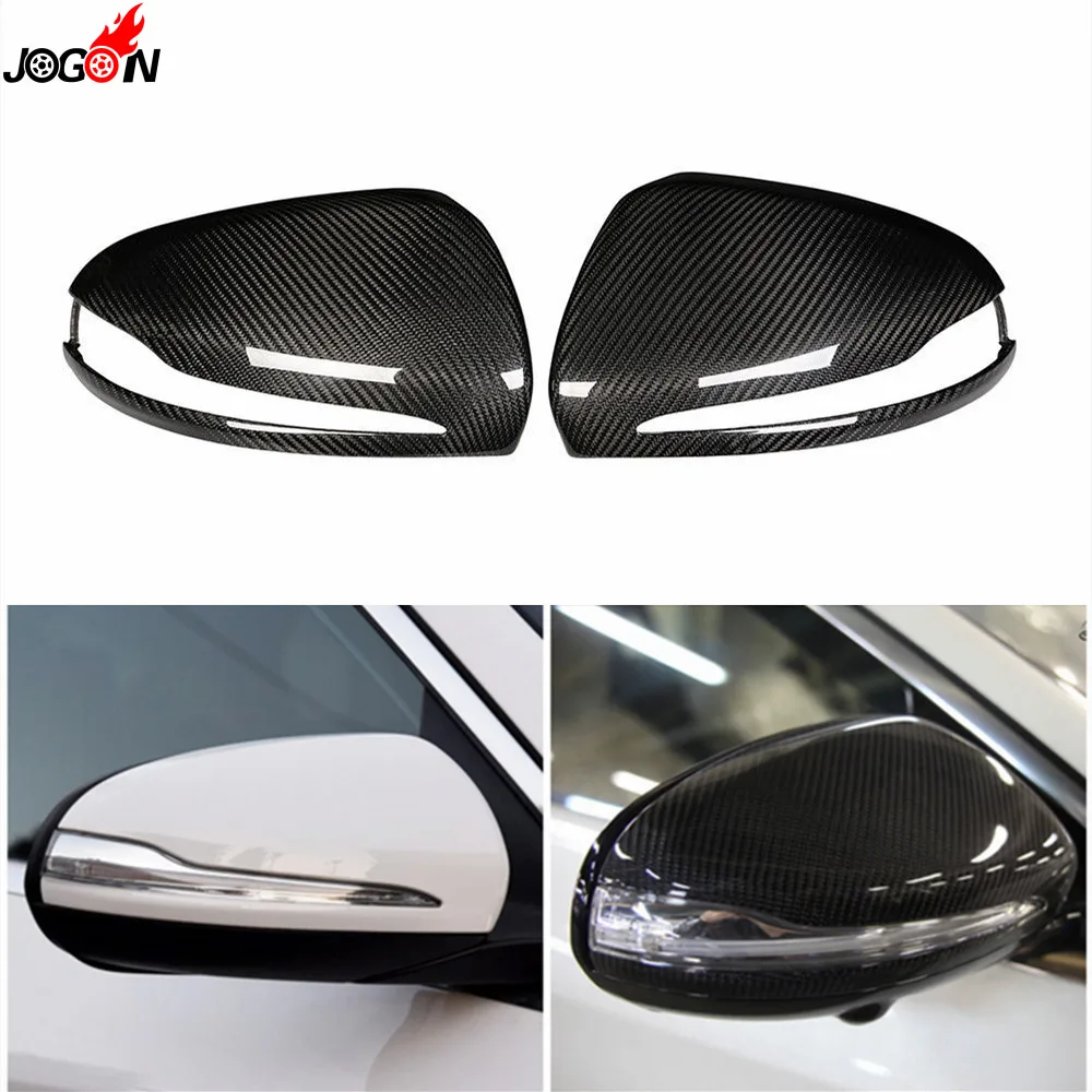 Carbon Fiber Replacement Side Wing Rear View Rearview Mirror Cover For