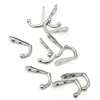 10pcs/lot Retro Prong Hook Clothes Hanger Door Wall Hooks Key Coat Bag Hat Hanging Hangers Kitchen Bathroom Organizer Holder ► Photo 3/6