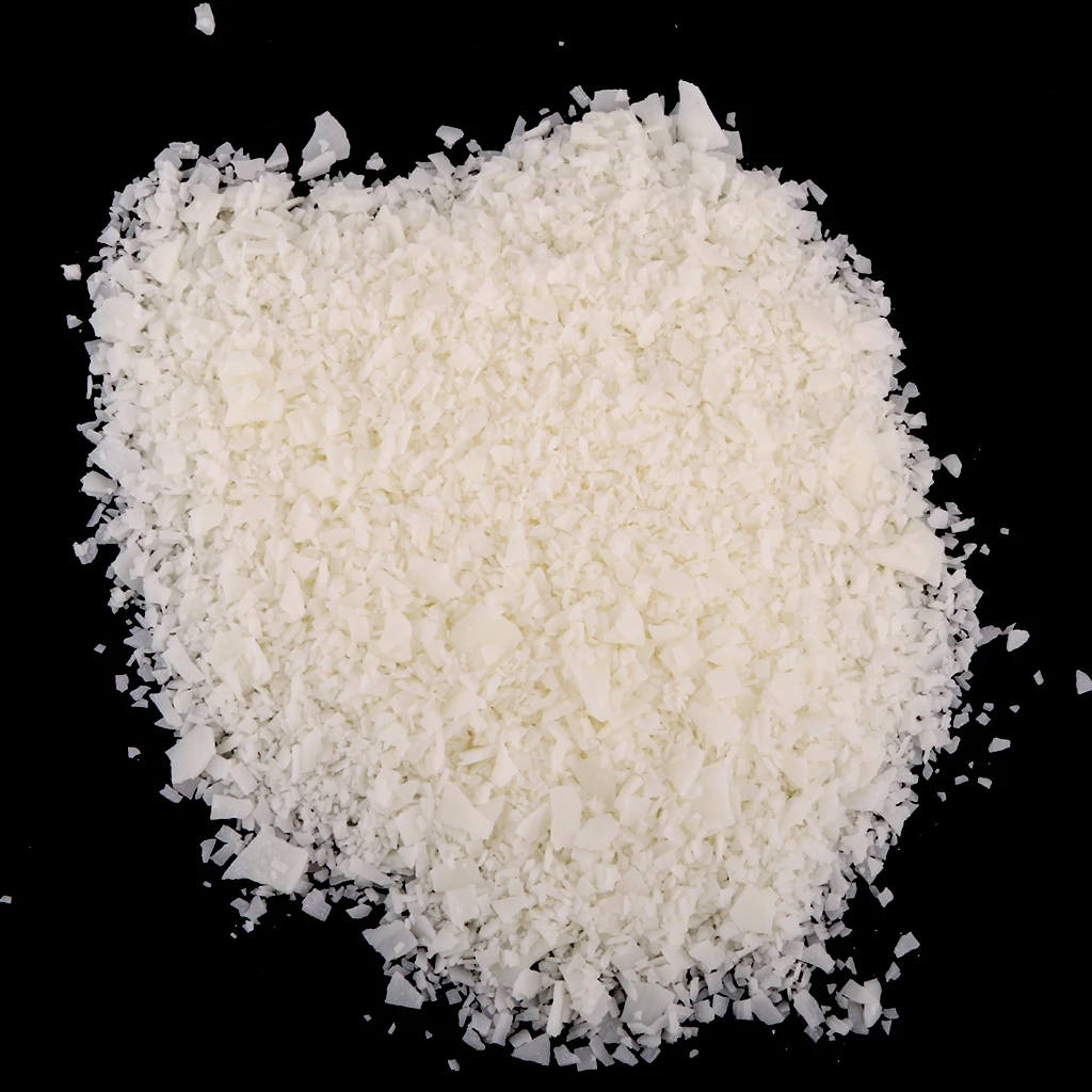 500g 100% Pure Natural Soy Wax Flakes + 20cm Pre Waxed Candle Wicks Low Smoke for Candle Making Tealight Candles Craft DIY
