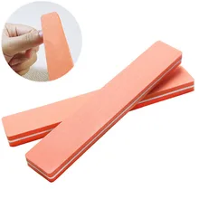1PC Professional Nail File 180 Washable Limas Rectangulares Sponge Orange Nail File Buffer Durable Sanding Nail Art Tools