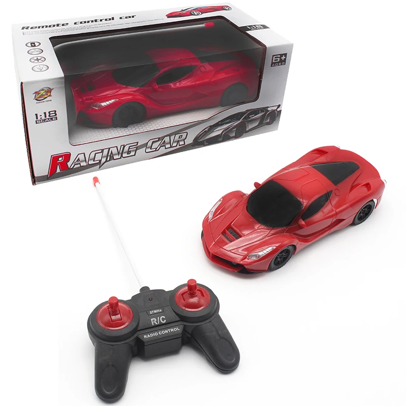 RC Mini Car Remote Control 1/18 Drift Speed Radio Steering Wheel RC Racing Car Radio-Controlled Cars RC Car + LED Light