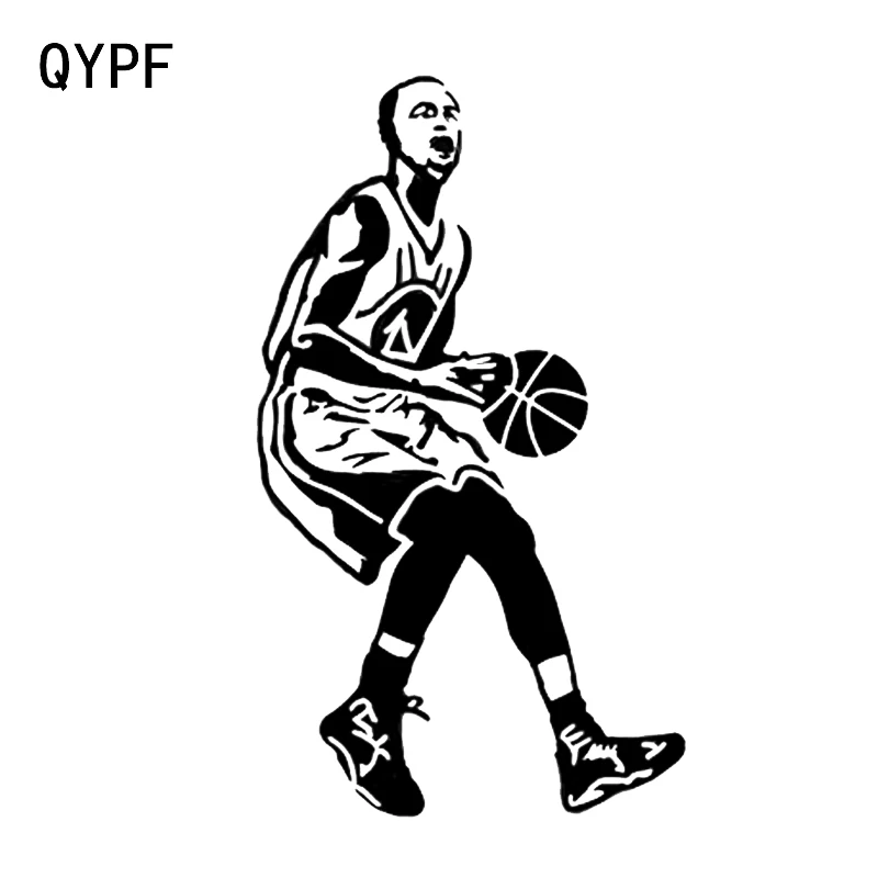 

QYPF 9.7*16.9CM Interesting Basketball Decor Car Stickers Vinyl C16-0427