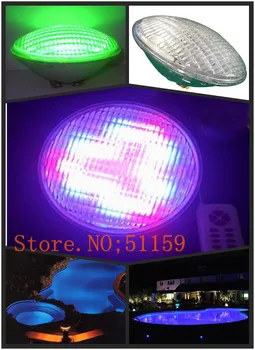 

27W Par56 9pcs*3w embedded RGB LED underwater light for pool swimming lighting,High quality with remote controller