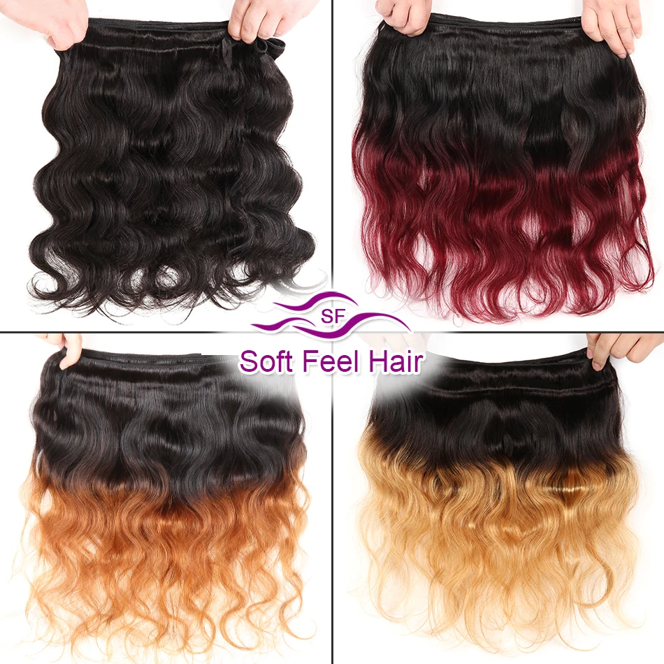 com fechamento tecer cabelo brasileiro 3 4