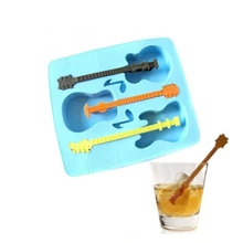 Летняя форма льда делает лед гитары Новинка подарки объёмная форма для льда плесень подставка для вина лоток Пресс-формы для кухни