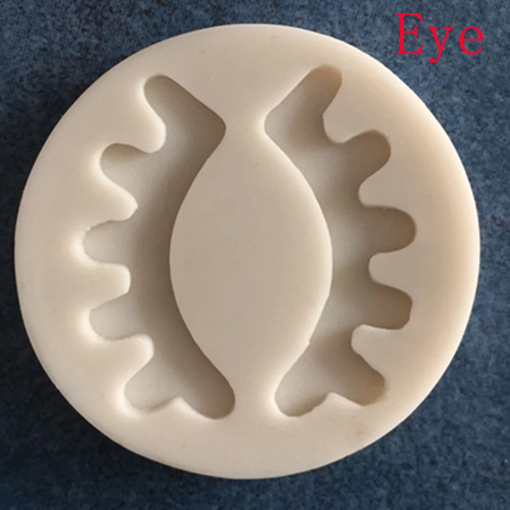 

1pc 3D Eye Silicone Mold Decorative Candy Clay Baking Tool Baby Birthday Cake Fondant Sugarcraft Chocolate Mould Decor