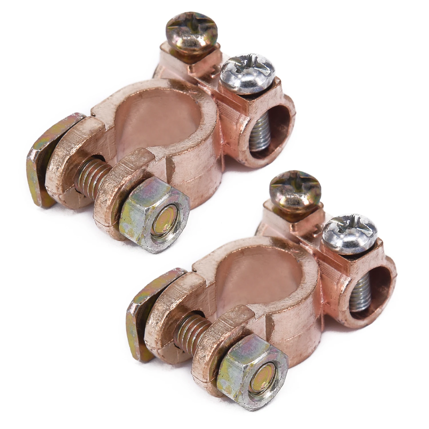 

2pcs 12V Battery Terminals Connectors Clamps for Car Van Caravan Motor/home High Quality Battery Terminals Connectors Clamps