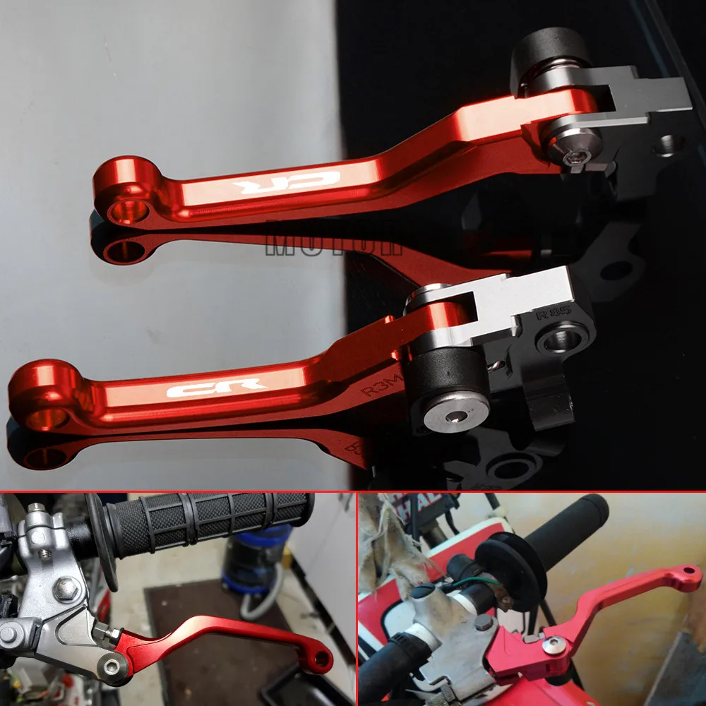 

For Honda CR125R/250R CR 125R 250R 125 R 250 R Motorcycle CNC Pivot Brake Clutch Levers Dirt Bike Lever Motorbike Accessories