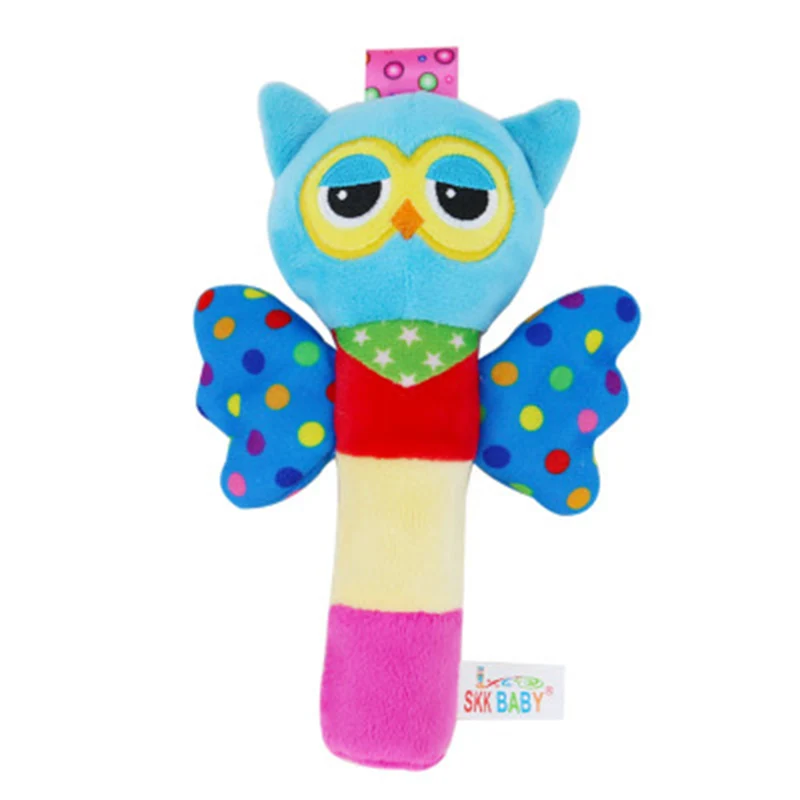 Baby Fun Early Education Toys Grasping Stuffed Plush Bed/Stroller Hanging Toy Kawaii Baby Infant Toy Gifts