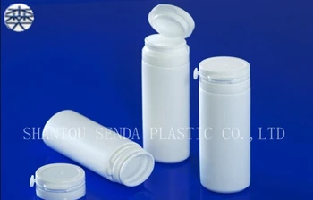 

20PCS/LOT FREE SHIPPING Oval shape chewing gum bottle, 50ML chocolate candy jar packing bottle