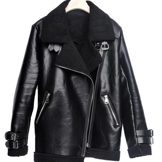 Кожаное пальто модное плотное Горячее предложение PU кожаное пальто для женщин осень и зима стиль кожаные куртки для женщин WLL0318