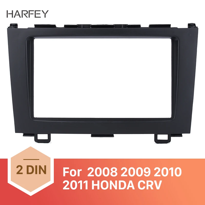 Harfey 178*100 мм 2Din черная Автомобильная стереопанель комплект отделки панель DVD рамка