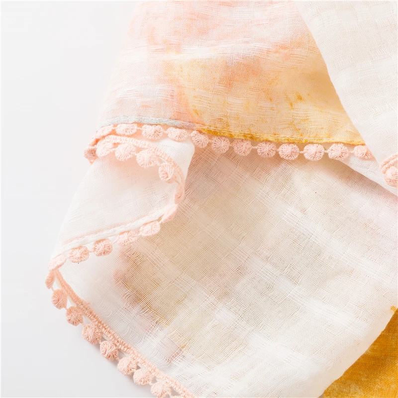 Стиль леди печатных шарф лето, защита от солнца шаль хлопковая вискоза женские шарфы дамы мяч края хиджаб