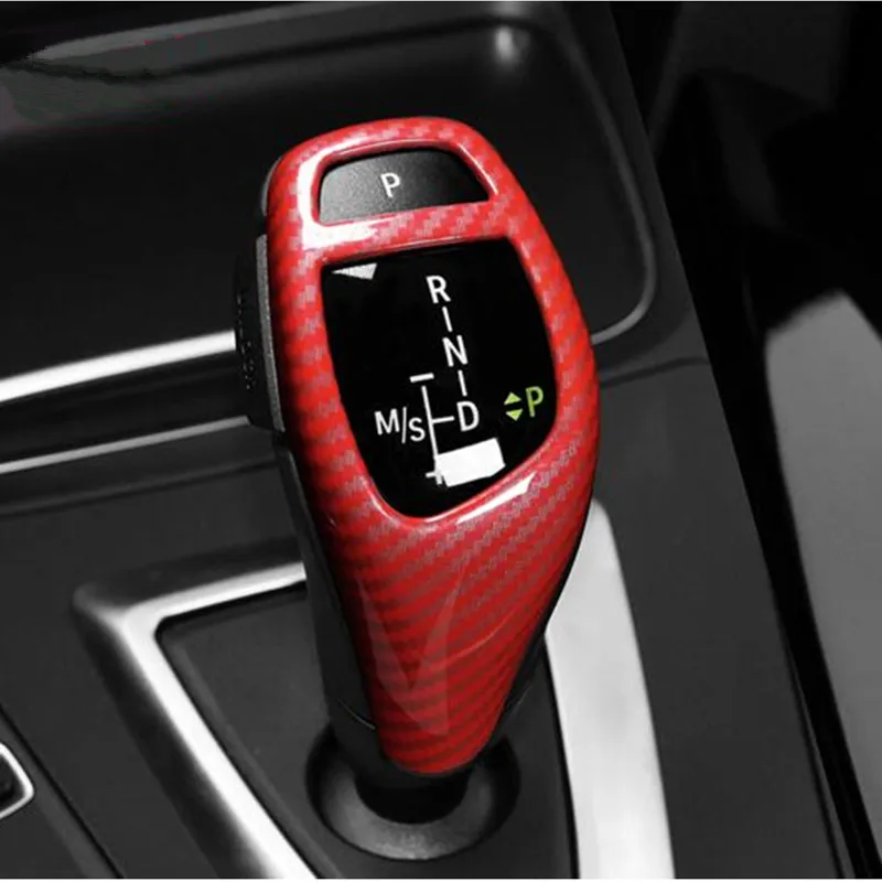 Центральная панель переключения передачи ручка Накладка для BMW F15 F16 F25 F26 F10 F18 F07 F06 F12 F13 LHD ABS углеродного волокна цвет Стайлинг