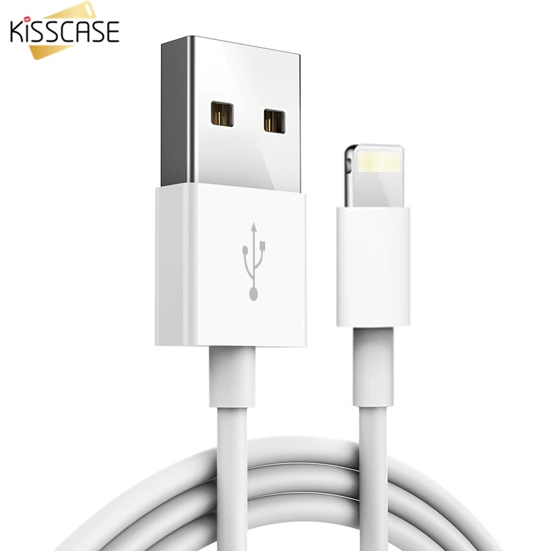 

KISSCASE Data USB Cable for iPhone cable fast charger charging Cable for iPhone 5s X 8 7 6 6s Xs Max for iPhone cable for iPad