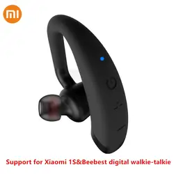 Xiaomi Mijia Beebest Bluetooth наушник для переговорного устройства Сверхлегкий 13g 125 H в режиме ожидания наушники для портативной рации поддержка