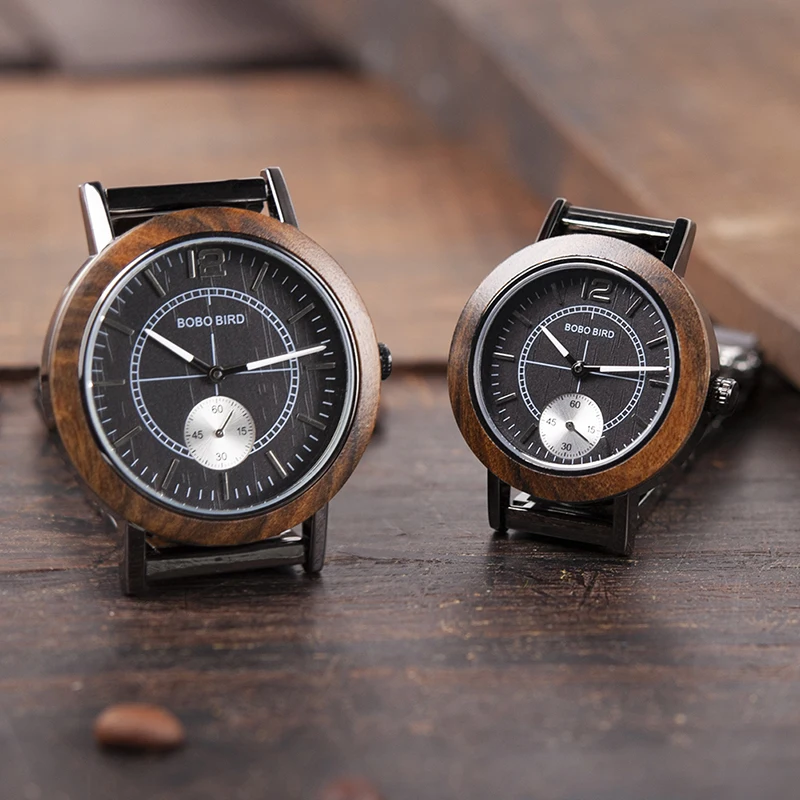 BOBO BIRD Lover's часы роскошные деревянные часы пара стильные и качественные наручные часы особый цвет сочетание дизайн K-R12