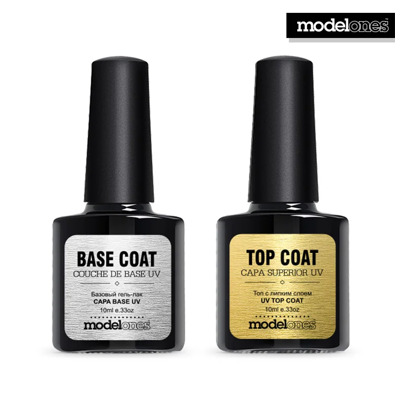 2016 New Nail Gel Polish Soak Off UV Top Coat + Base Coat Gel Polish Long-lasting 10ml Nail Gel Lacquer