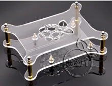 Raspberry Pi 3&Raspberry Pi 2 Model B model B Acrylic Clear Case with logo