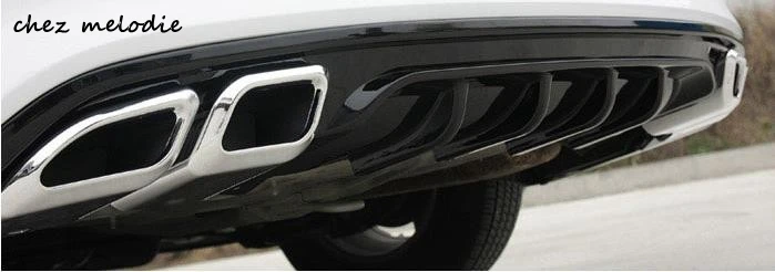 Новый утолщенный pu автомобильный выход задний диффузор бампер для hyundai Elantra Avante