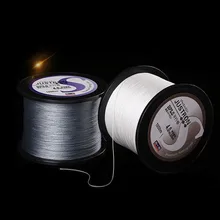 4 нити 1000 м Рыбалка бренд супер сильная Япония Multifilament PE плетеная леска 10LB 30LB 40LB 50LB 80LB 100LB