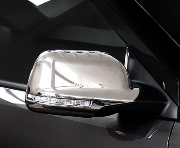 2pcs ABS Chrom Car Side Mirrors Rearview Cover Trim For Ford Explorer