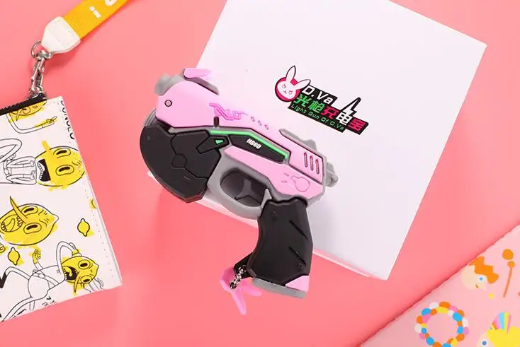 Мини часы над D. Va пистолет Hana песня DVA оружие косплей костюм реквизит аксессуары