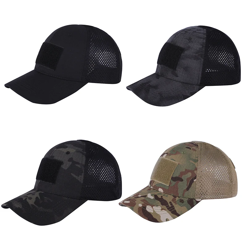 

Hot 2pcs Men Baseball Hat Military Training Army Camouflage Cap Outdoor Camping Hiking Sun Hat MCK99