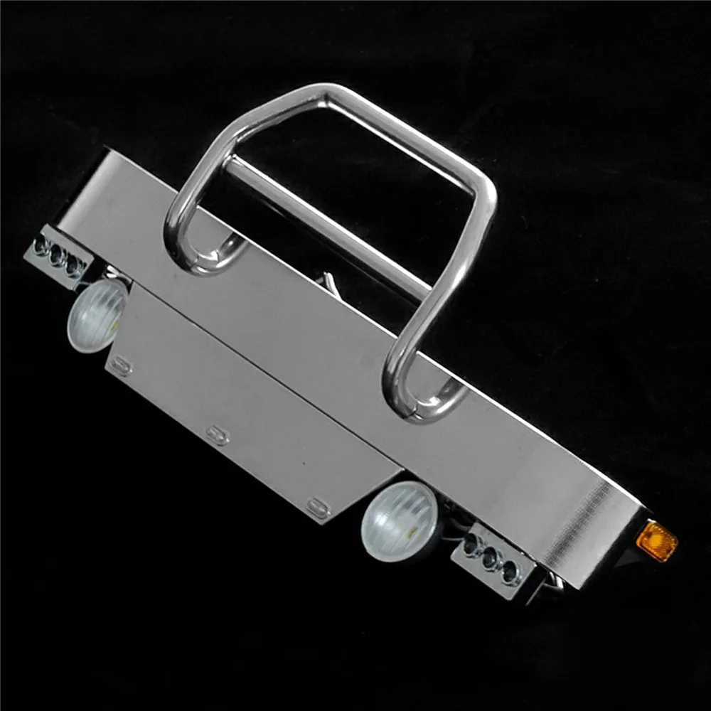 Металлический передний бампер светильник кой для 1/14 RC DIY TAMIYA King Hauler трактор