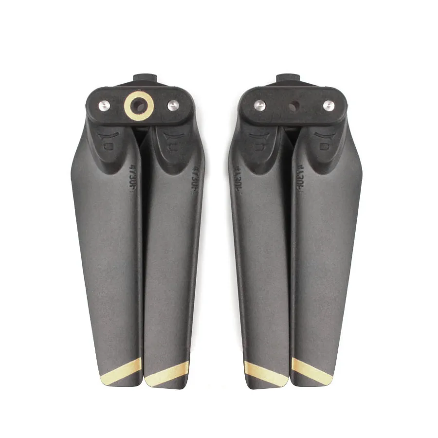 

One Pair 4730F Propellers Quick-release Foldable CW CCW Props for Spark with White/Gold Stripe 4730F-1 paddle RC Parts F21490/1
