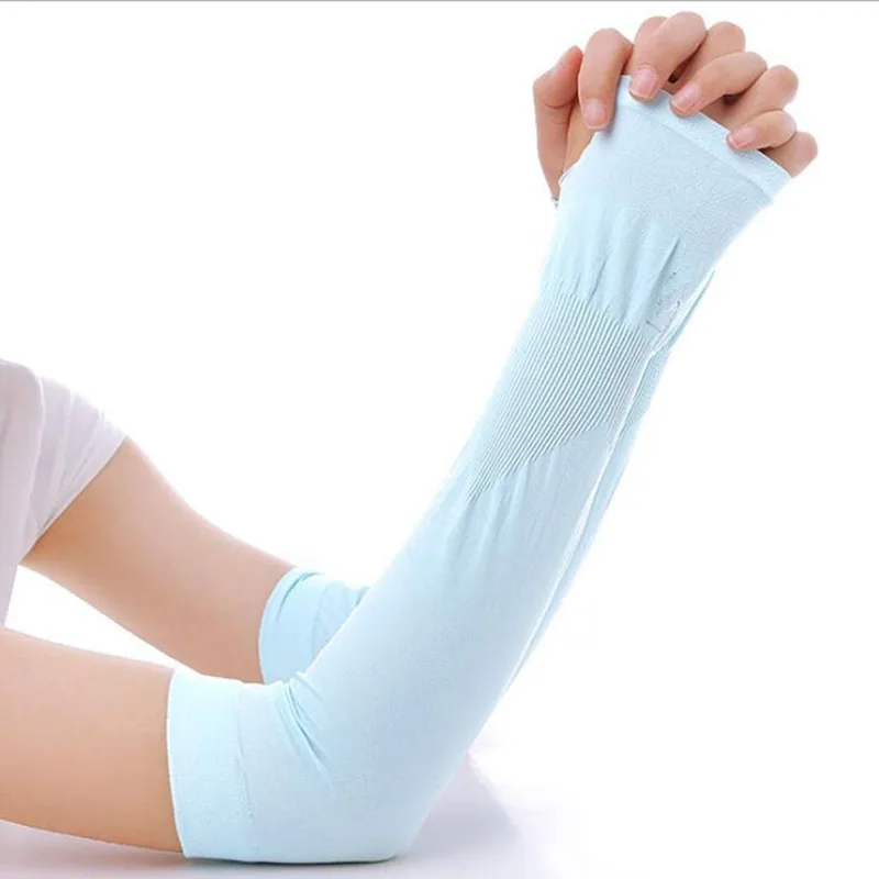 6 colors Women Men Arm Ice Sleeve Sun protection sleevesin Men's Arm