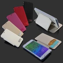 Для samsung Galaxy Alpha G850F Бесплатный экран флип мягкий кожаный из ТПУ бумажник карты Стенд чехол для телефона крышка s-ch