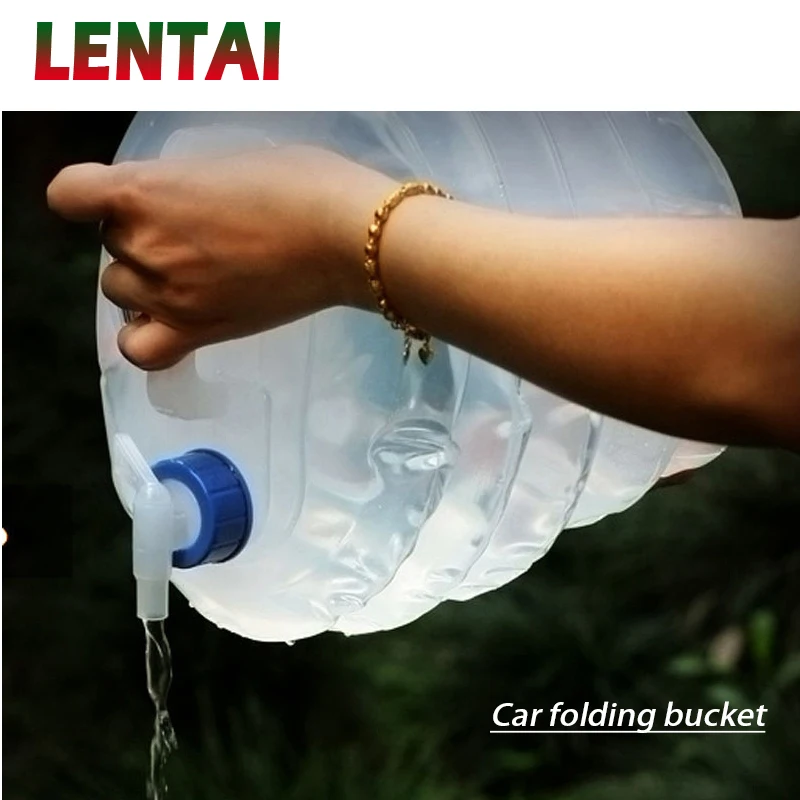 

LENTAI For Renault megane 2 3 duster Jeep renegade wrangler grand Mazda 3 6 cx-5 1PC Car Folding Bucket Water Storage Container