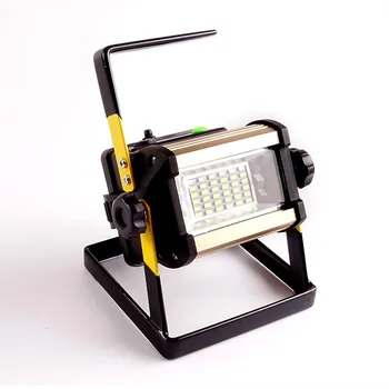 

LED Rechargable Portable Flood Light 50W Camping Travel Emergency AC Charging Mining Lamp Aluminium 3 Ways High bright Outdoor