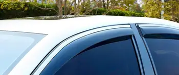 

Car Auto Fit For Peugeot 301/308/408 2011-2015 Car Wind Deflector Black Car Window Deflector Visor Vent Rain Guard