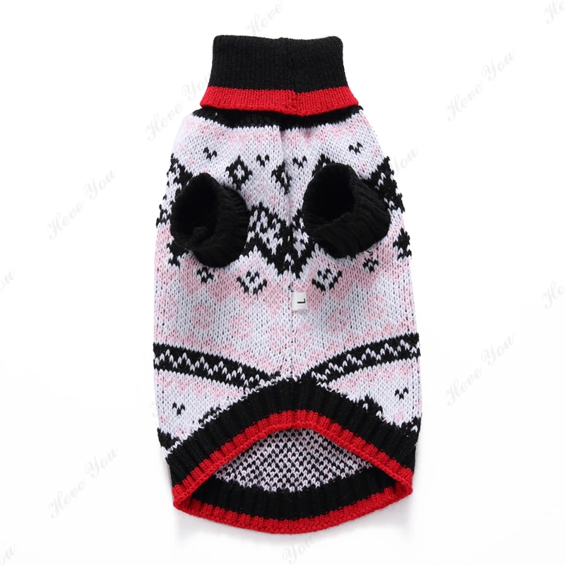 Heve You модный свитер для собак, трикотажный свитер для кошек, вязаная куртка для щенков, теплый свитер для собак, одежда для домашних животных на осень/зиму