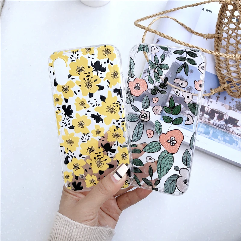 Small floral iPhone xr case iPhone xs funda (10)