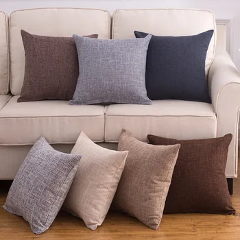 

hot sale Pillow Case Solid Simple Fashion Throw case 45*45cm Living room Cafe Home Textile Cover