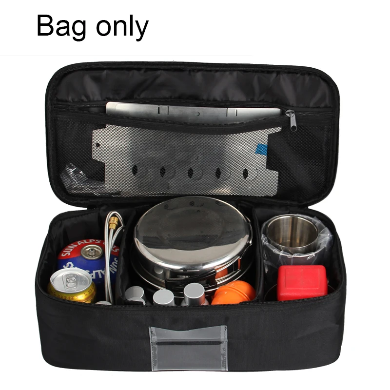 Outdoor picnic package cooking utensils package gas tank anti collision
