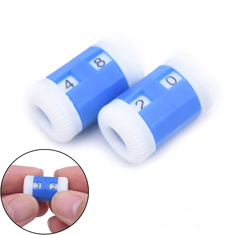 

2pcs Knitting Row Counter Mini Purpose Stitch Needle Loop Gift Weave Craft
