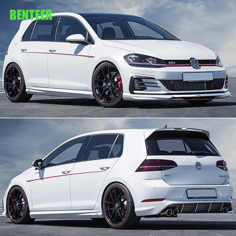 Автомобильная боковая наклейка 2 шт. для volksagen golf7 golf6 golf6r golf7r mk5 MK6 MK7 MK6R MK7R|Наклейки