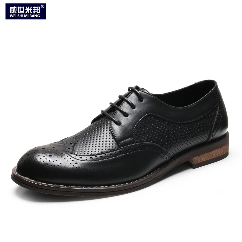

US Size New Men Vintage Round Toe Hollow out Lace Up Carved Oxfords Business Man Brogue Chukkas Shoes