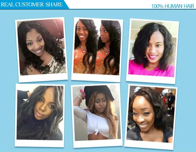 7A Malaysian Virgin Hair Human Hair Weave Unprocessed Malaysian Body Wave Virgin Hair Weave 3 Pcs Lot Natural Black Hair (5)