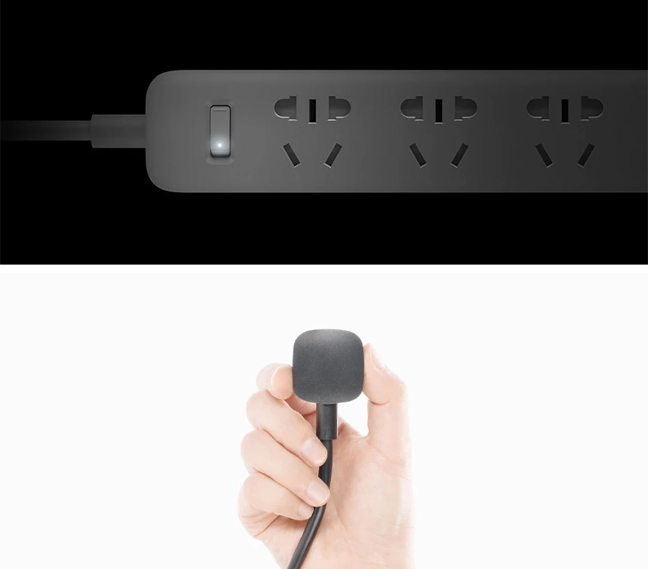 Xiaomi power strip с 3 USB удлинитель Разъем многофункциональная Быстрая зарядка силовая полоса 10A 250V 2500W