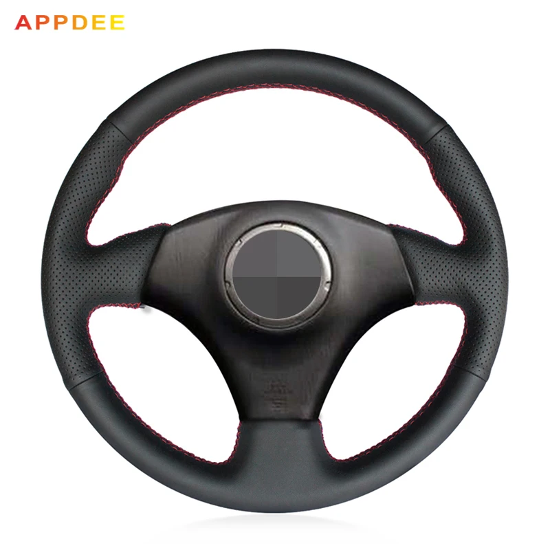 APPDEE черного цвета из искусственной кожи чехол рулевого колеса автомобиля для Toyota RAV4 2003-2005 селика 2003 Lexus IS200 300 1999-2005